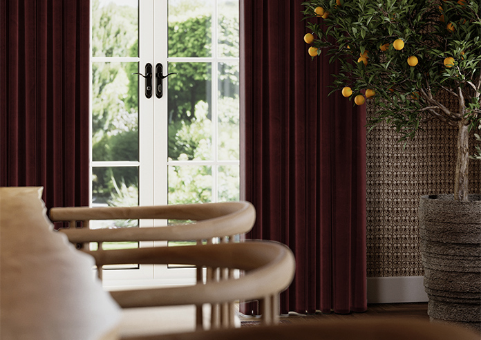 Ultra Luxe Velvet, Merlot - Made to Measure Curtains - Image 5